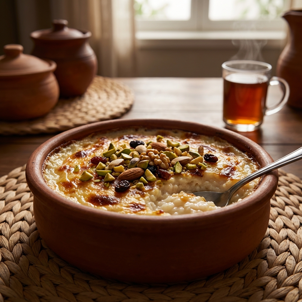 Roz bil Laban - Rice Pudding