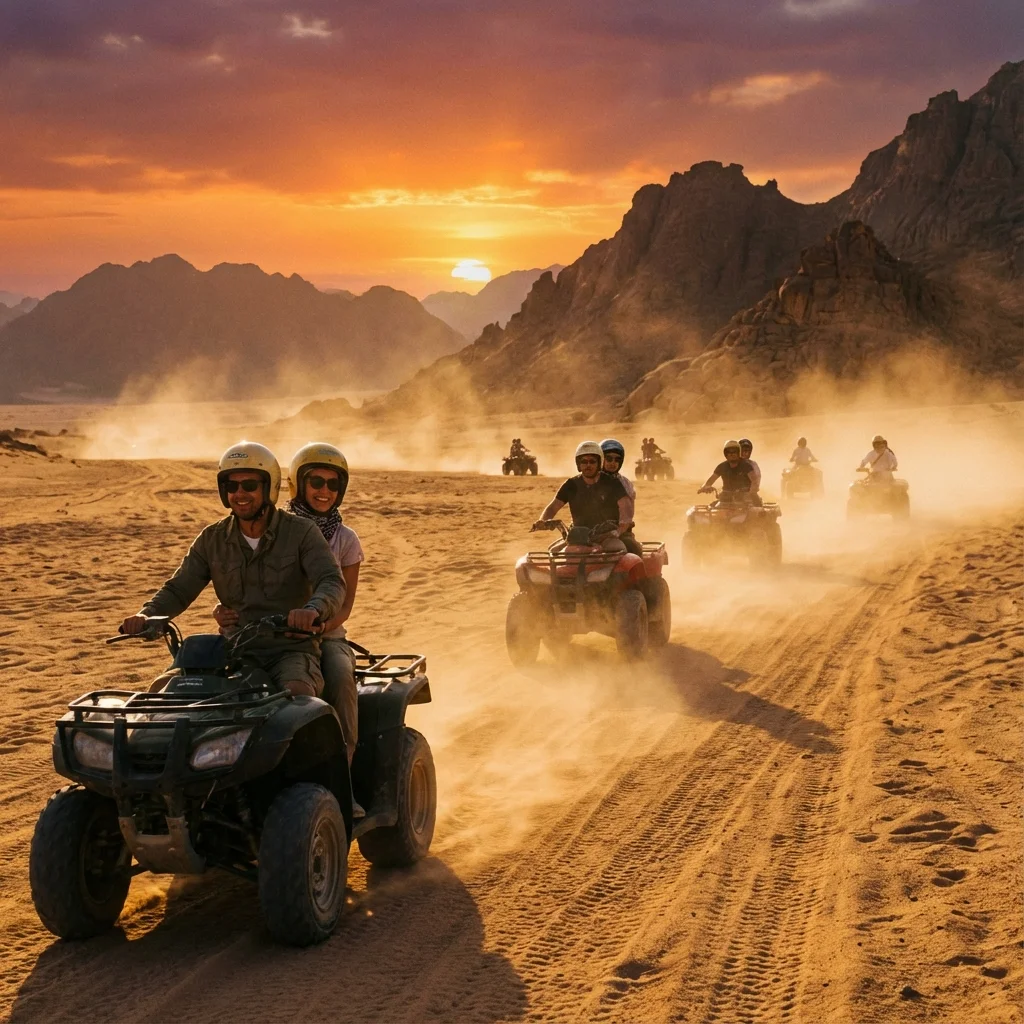 Мото-сафари в пустыне Хургады